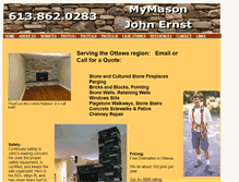 Tablet Screenshot of mymason.ca